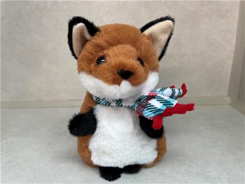 Red Winter Fox w/ Scarf